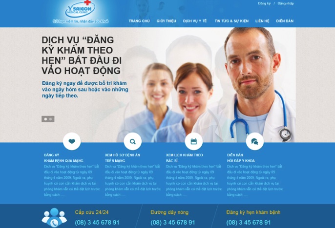 Mẫy website y tế - bệnh viện