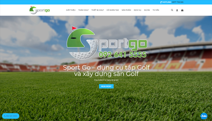 Website bán trang phục golf uy tín - Sportgo.vn