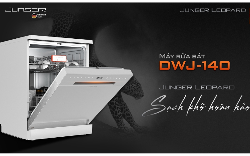 máy rửa chén âm tủ Junger DWJ-140